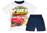 CARS DISNEY PIŻAMA DLA CHŁOPCA SPODENKI TSHIRT 128