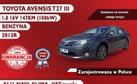 Toyota Avensis 1.8 16V 2013, Kombi, klima, kam...