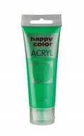 Farba akrylowa 75ml jasno zielona Happy Color w tubce bezzapachowa