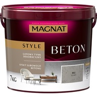 Tynk dekoracyjny MAGNAT STYLE BETON B02 Szary 7KG