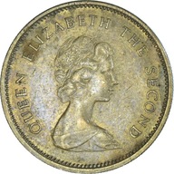 Moneta, Hong Kong, Elizabeth II, 50 Cents, 1977, R