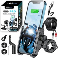 UCHWYT MOTOCYKLOWY NA TELEFON SZYBKA ŁADOWARKA USB QC3.0 MOTOCYKL + KABEL