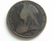 Anglia 1898 One Penny Królowa Wiktoria st. 3/3-