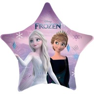 BALON foliowy GWIAZDA Elsa Anna KRAINA LODU urodziny FROZEN Disney wstążka