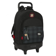 Školská taška s kolieskami Paul Frank Campers čierna