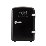 Fluff Cosmetics Fridge kozmetická chladnička so strieborným logom Čierna matná