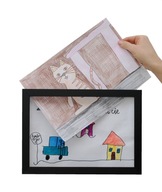 Rámček na kresby dieťaťa A4 Umelecké rámy pre deti diela 3D Obrázky