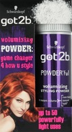 SCHWARZKOPF GOT2B POWDER VOLUMIZING STYLING PUDER STYLIZUJĄCY DLA PAŃ 10 G