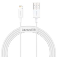 Baseus kabel USB - Lightning 1,5 m 2,4A biały Superior do iPhone Apple