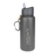 Butelka na wodę z filtrem LifeStraw Go - 0,7- stal