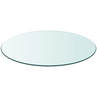 vidaXL Doska stola sklenená, okrúhla 300 mm