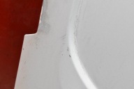 door rear. left SKRZYDLO BIALE FORD TRANSIT CUSTOM MK1 12-17