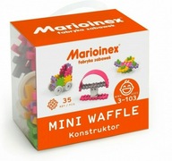 Mini Waffle 35 elementów Konstruktor dziewczynka
