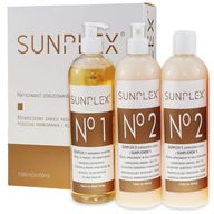 SUNPLEX KURACJA REGENERUJĄCA DO WŁOSÓW 3x500ml