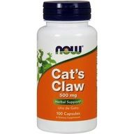 Now Foods Mačací pazúr Cats Claw 500 mg 100 kaps.