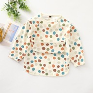 New Children Feeding Aprons Long sleeve Baby bib