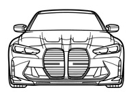 Nástenná dekorácia Obraz auto BMW M3 G80 Performance
