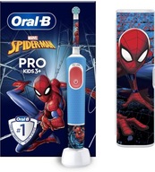 Elektryczna szczoteczka do zębów Oral-B Vitality PRO Kids Spiderman z etui