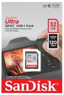 SanDisk Ultra SDHC 32GB 120MB/s Karta pamięci SD