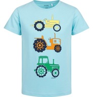 T-shirt chłopięcy Koszulka dziecięca Bawełna niebieski 110 traktory Endo