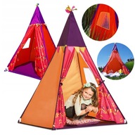 DUŻY NAMIOT DLA DZIECI TEEPEE TIPI DOMEK STABILNY CZERWONY