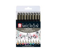 Cienkopis Pigma Micron Kolor.9 sztuk