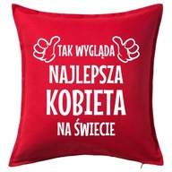 NAJLEPSZA KOBIETA poduszka 50x50 prezent