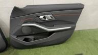 BMW G20 upholstery door side front rear part leather red NIC