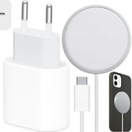 SZYBKA ŁADOWARKA SIECIOWA + BEZPRZEWODOWA do Magsafe IPHONE 11 12 13 14 15