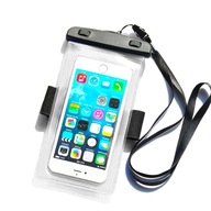 Vodotesné puzdro na telefón s náramkom armband PVC - priehľadné + PRICESIO PROTECT - PREDĹŽENÁ ZÁRUKA NA 3 ROKOV