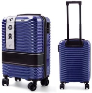 Kabínový cestovný kufor JETPACK - Tmavo Modrý 55x35x22 cm veľkosť M (20”)
