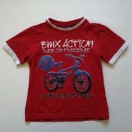 TOPOLINO t-shirt z rowerem r. 110
