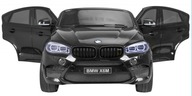 BMW X6M XXL dla 2 dzieci Lakier Czarny + Pilot + Ekoskóra + Pasy + Wolny St