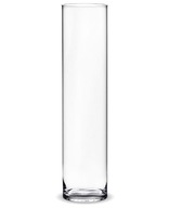 Sklenená váza Cylinder Tuba h 60 cm d 15 cm
