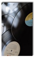Obraz na plátne - Vinyl vinyl gramofón veľa vz.