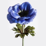 Piękny sztuczny kwiat dekoracyjny fioletowy 53 cm