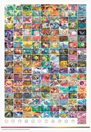 Pokemon karty 151 GRAND METER PLAGÁT na stenu kolekcia Pokemon