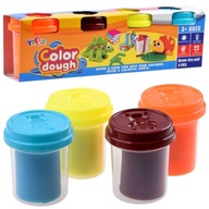 Plastová hmota pre deti 4 farebné hrnčeky ZA4440