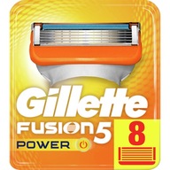 GILLETTE FUSION5 WKŁADY OSTRZA NOŻYKI 8 SZTUK 100% ORYGINALNE