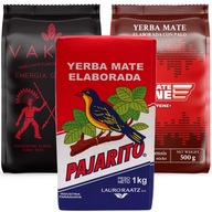 Yerba Mate PAJARITO 1kg Vakapi ENERGIA 0,5kg Mateine Caffeine+ 0,5kg