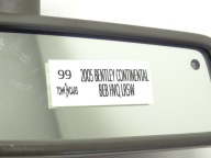 mirror inner BENTLEY CONTINENTAL 6PT008304