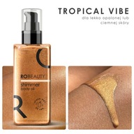 Rozjasňujúci olej RoBeauty na telo s efektom Shimmer Tropical vibe