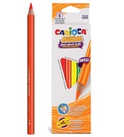Ceruzkové pastelky maxi neon 8 farieb CARIOCA
