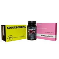 Na Hmotnosť Somatodrol + Testo-x21 + Meta Anabolon