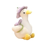 Kreslená kačica plyšové zvieratko Hračky Dekorácia do obývačky Hug 35 cm fialová