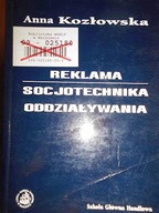 Reklama socjotechnika oddziaływania - Kozłowska
