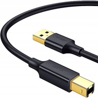 Kabel Ugreen USB-A/USB-B do drukarki/skanera, 1,5m, wytrzymały, szybki