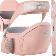 NOSIČ NA BOKY PRE DIEŤA, BAVLNENÝ, ERGONOMICKÉ SEDADLO