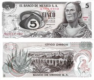 Meksyk 1969 - 5 pesos - Pick 62 UNC