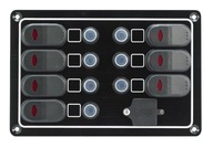 PANEL ELEKTRYCZNY TABLICA ROZDZIELCZA 7 WŁĄCZNIKÓW ŁADOWANIE USB